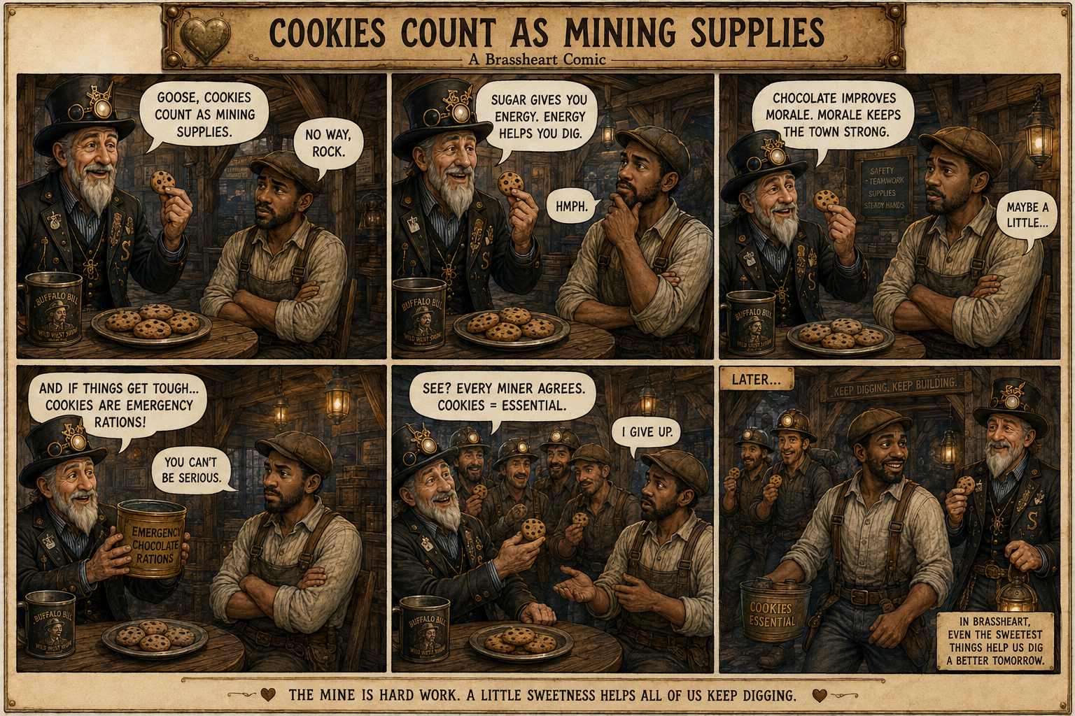 Cookies Count as Mining Supplies