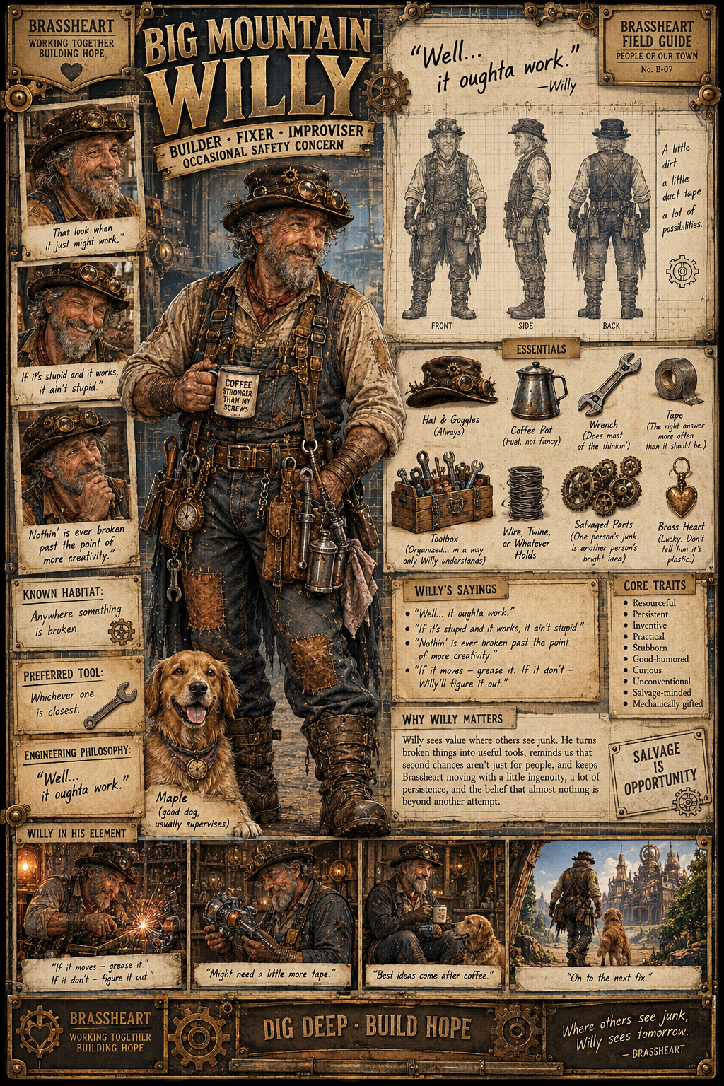 Official portrait of Big Mountain Willy