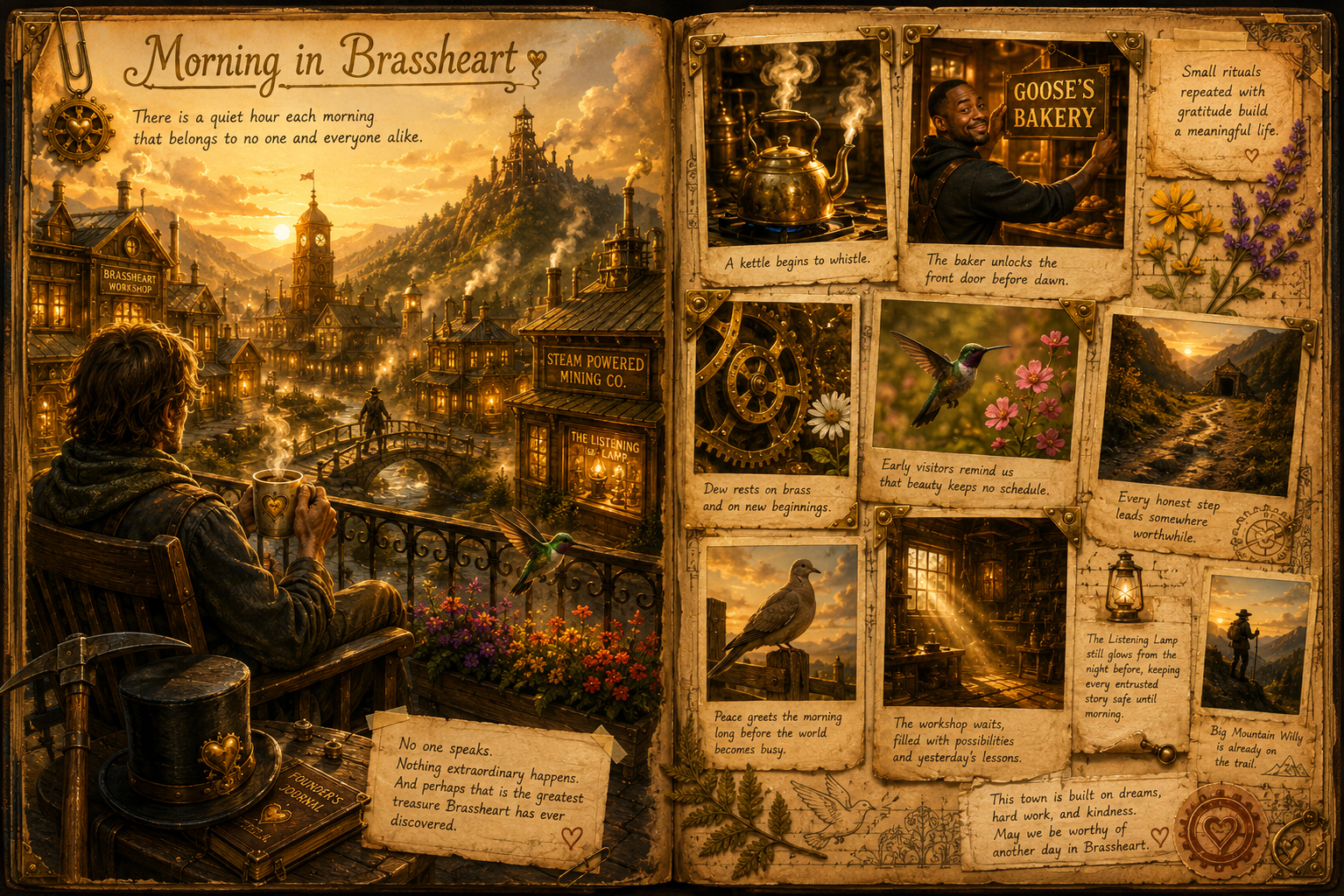 Mornings in Brassheart
